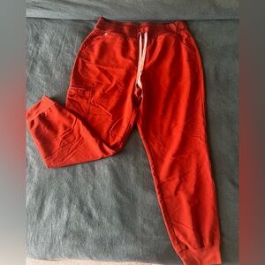 Figs Women’s Burnt Orange Jogger Scrub Pants